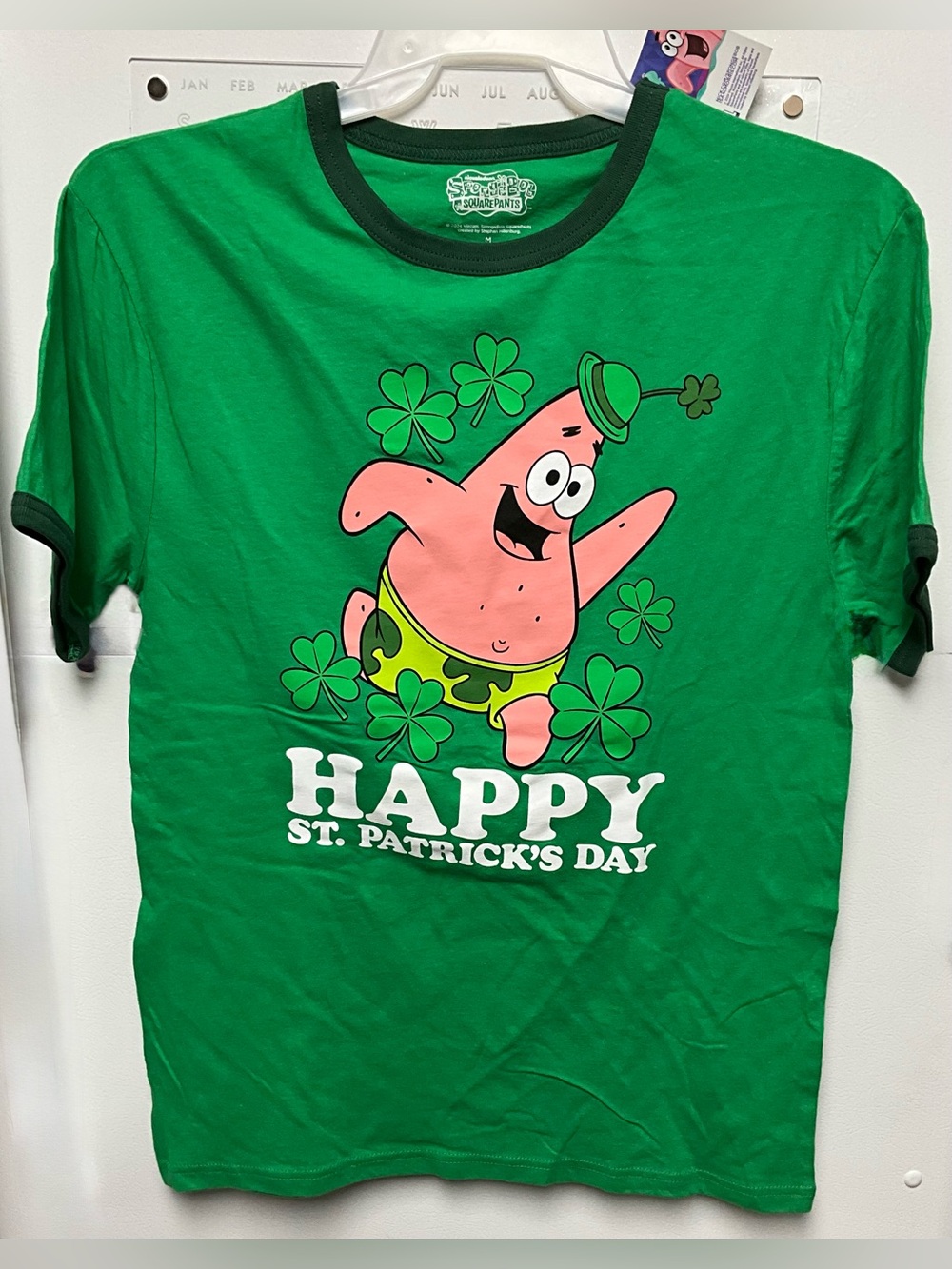 SpongeBob SquarePants Green Patrick Star St. Patrick's Day Graphic Tee